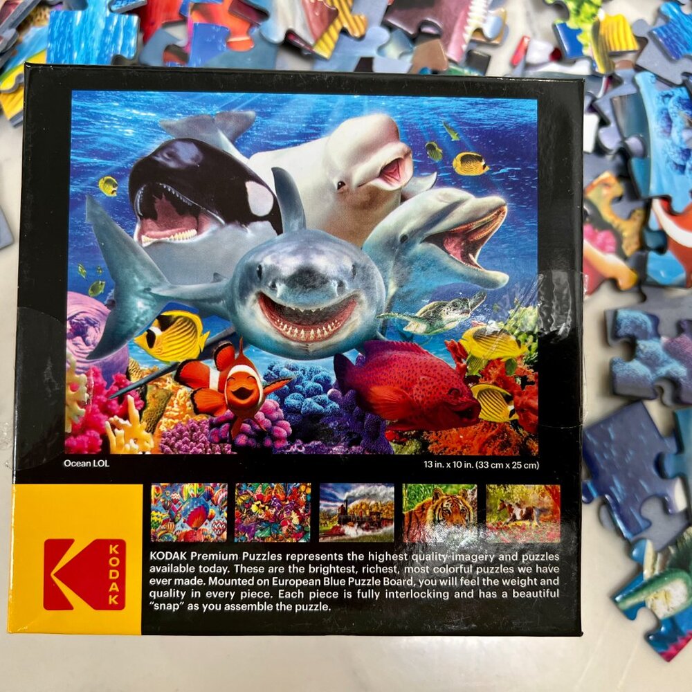 FIRM UNLESS BUNDLED!* Kodak "Ocean LOL" Premium Puzzle 100 Pc. - Picture 3 of 5